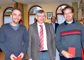 Mit Sven Schottenhammer und Leonhard Hofmann konnten zwei von vier Neumitgliedern des letzten Jahres offiziell begrüßt werden