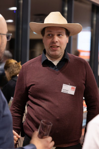Schriftführer Leonhard Hofmann als "Roter Cowboy"